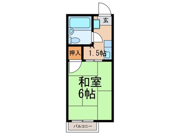 シティハイム清風の物件間取画像